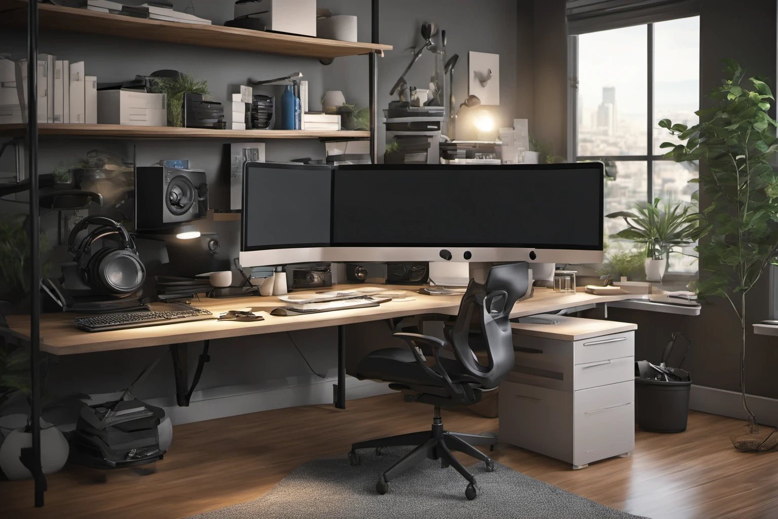 Software Engineer Desk Setup – Professional Workspace