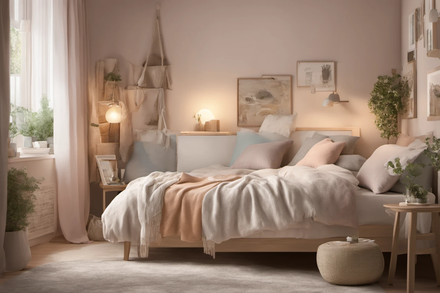 Rénovation d'une petite chambre - Avant et après