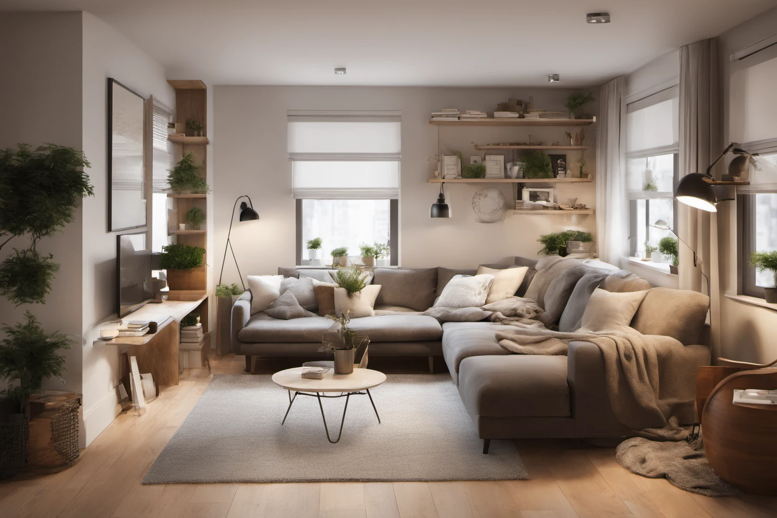 Transformation d'un petit appartement – Renovation contemporaine