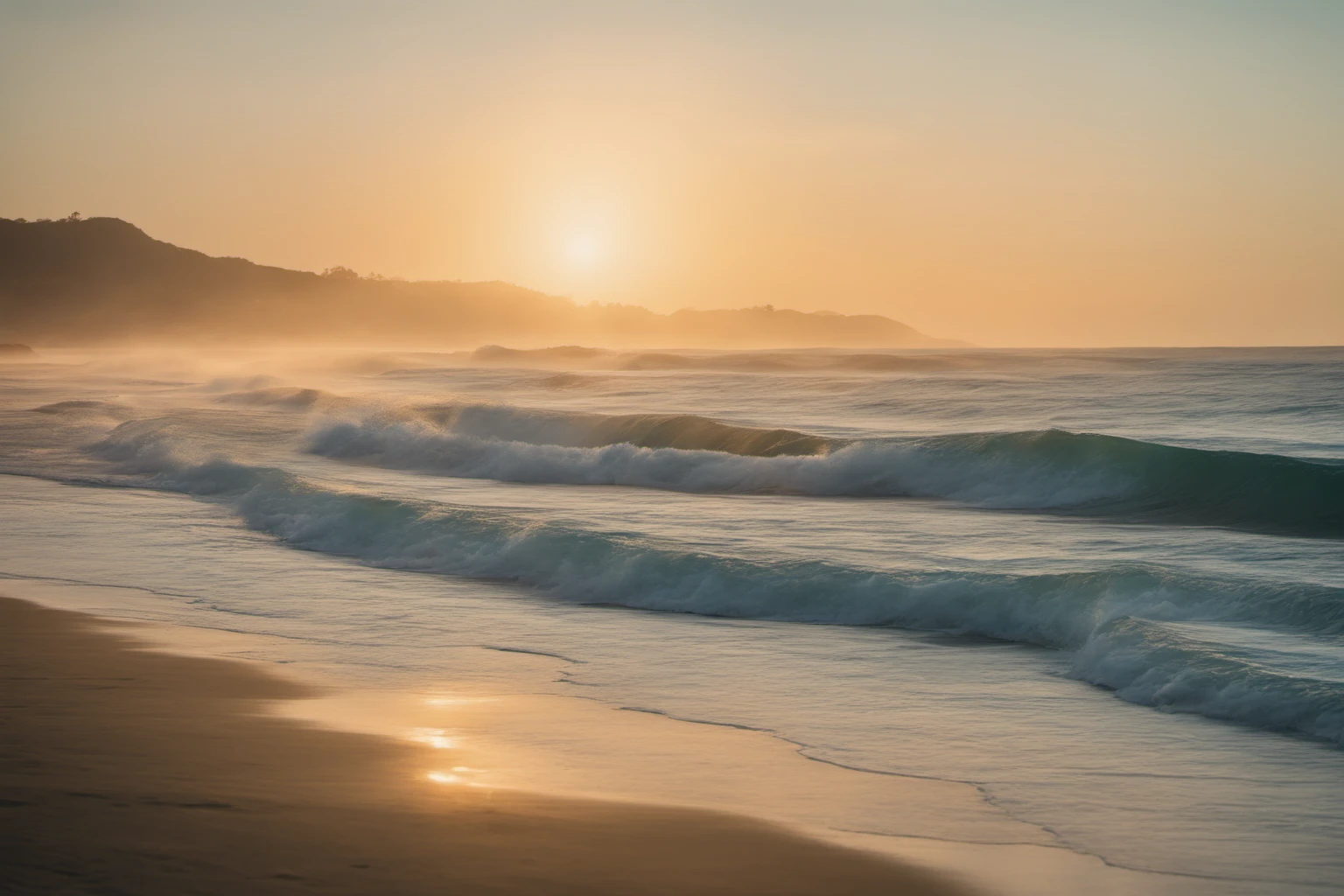 Ondas Marinas Azules Claras – Elegancia Costera