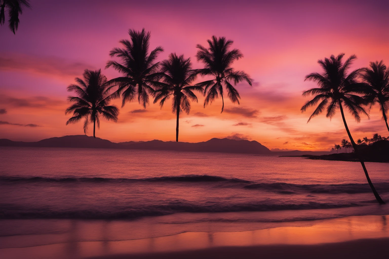 Gradient Sunset Sky – Abstract Artwork