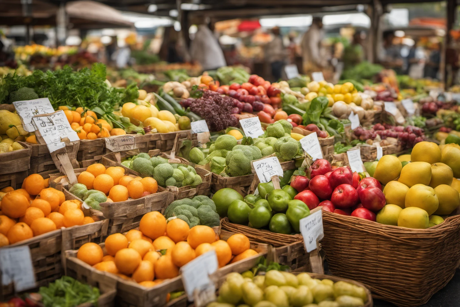 Fresh Produce Arrangements – Market Stand