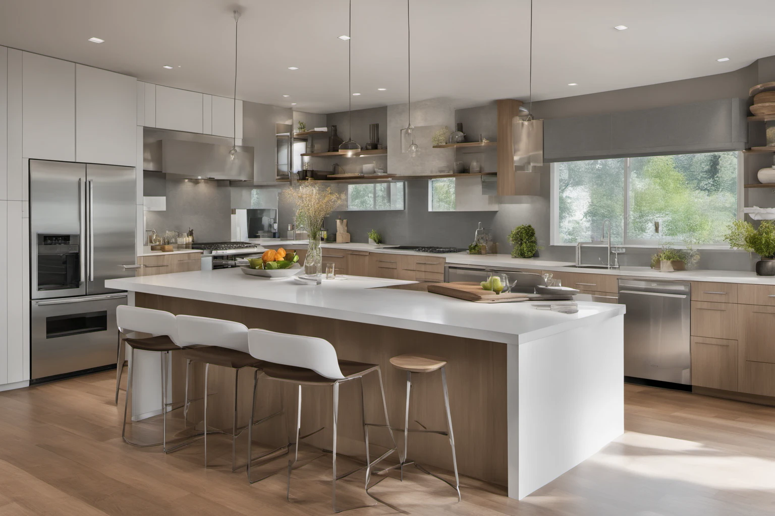 Desain Dapur Terbuka – Interiornya Rumah Kontemporer