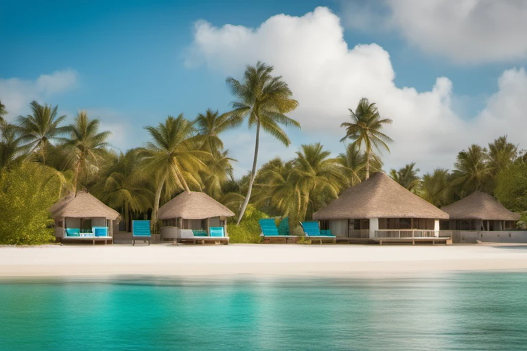 Hình ảnh khu nghỉ dưỡng đảo nhiệt đới – Du lịch sang trọng