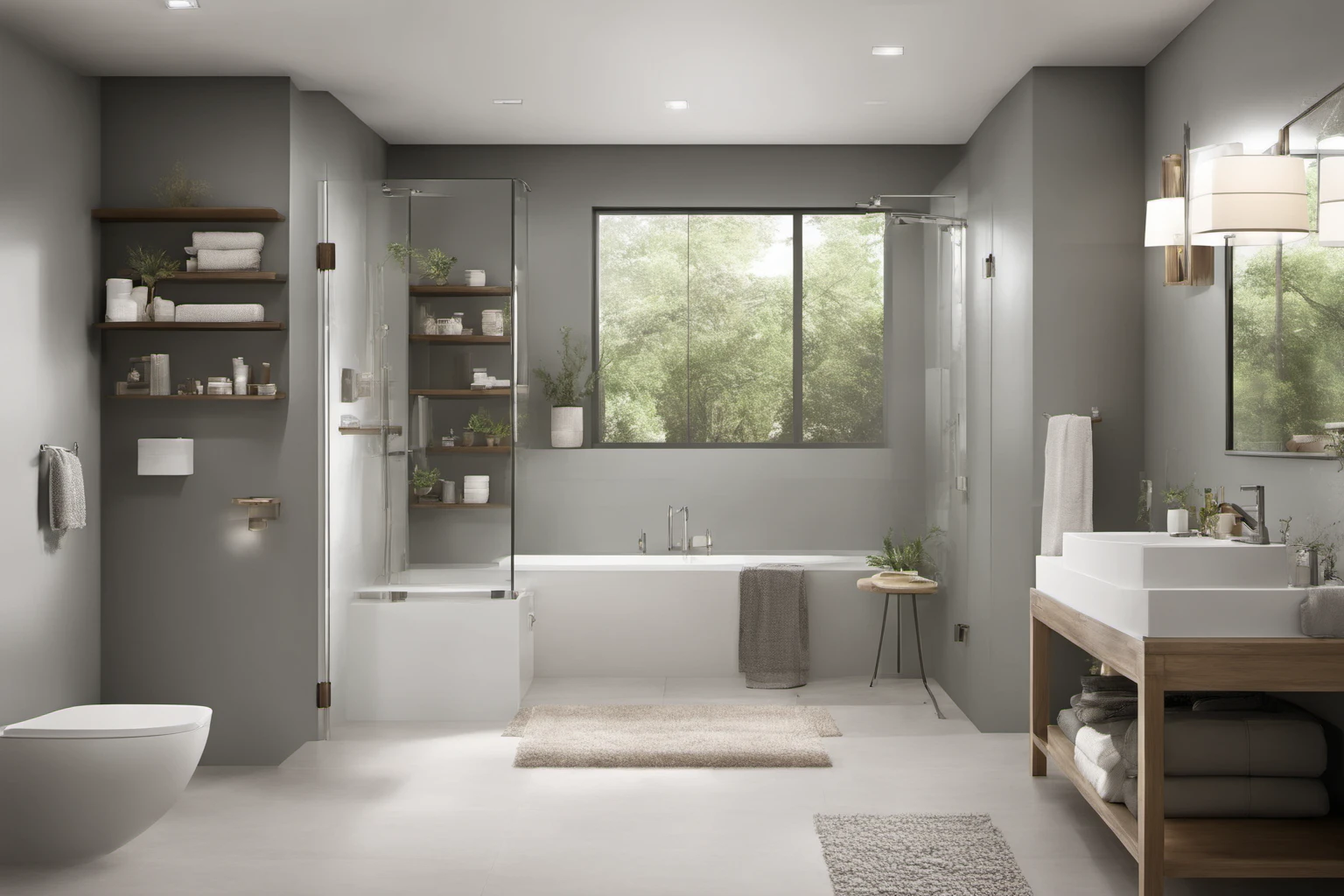 Modern Bütçe Dostu Banyo Yenilenmesi – İç Tasarım