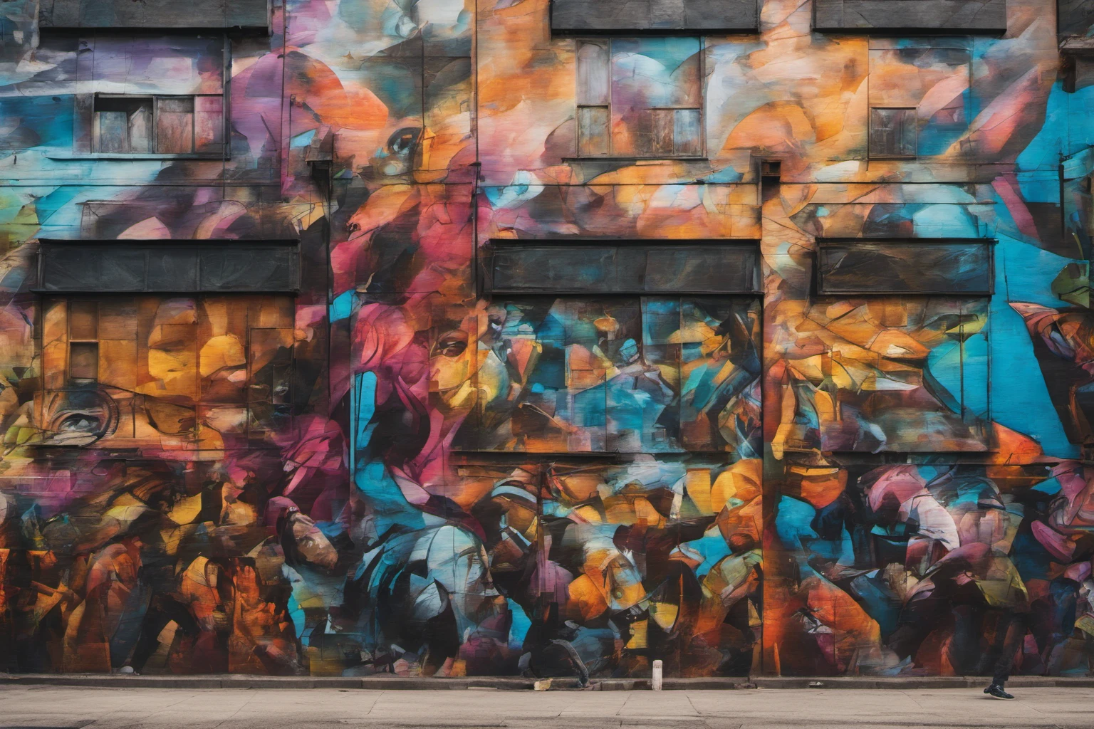 Murale Street Art Graffiti – Fotografia Urbana