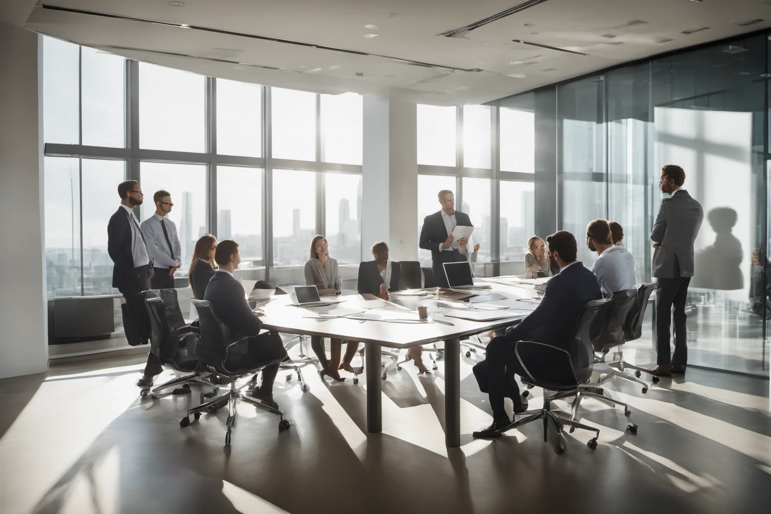 Team Meeting Conference Room – Collaborazione Professionale