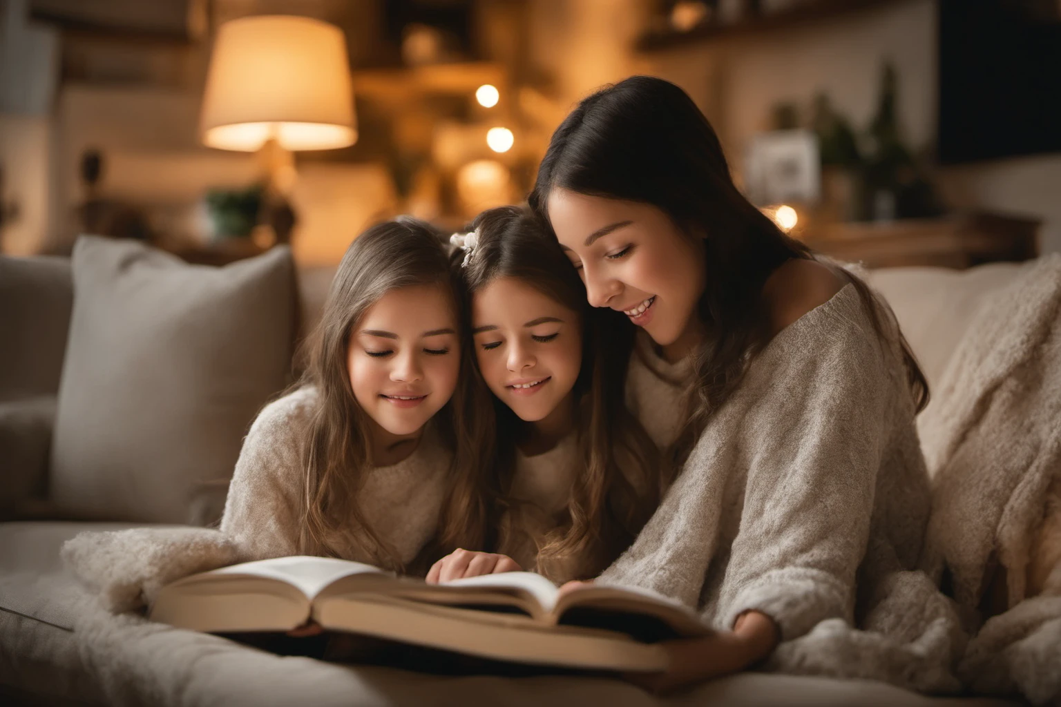 Sœurs Liseuses Ensemble – Moments de Famille