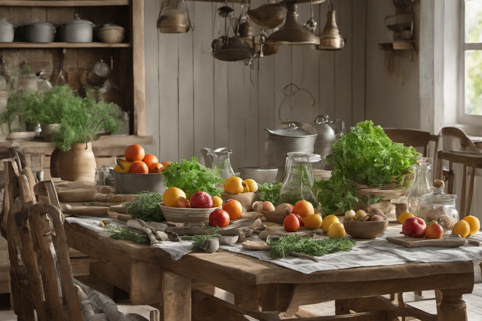 Tavolo da Cucina Rustico Campestre – Ispirazione Arredamento Interno