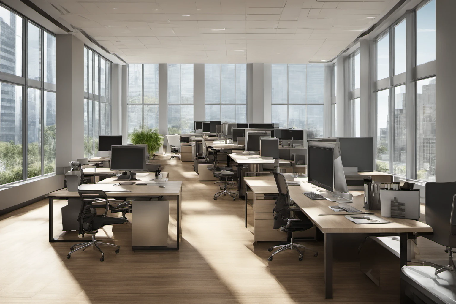 Modern Office Space Design – Innovativo Spazio di Lavoro