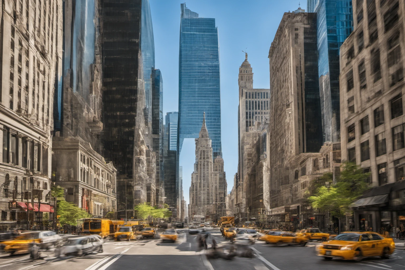 Quartier financier animé – Rapport d’affaires