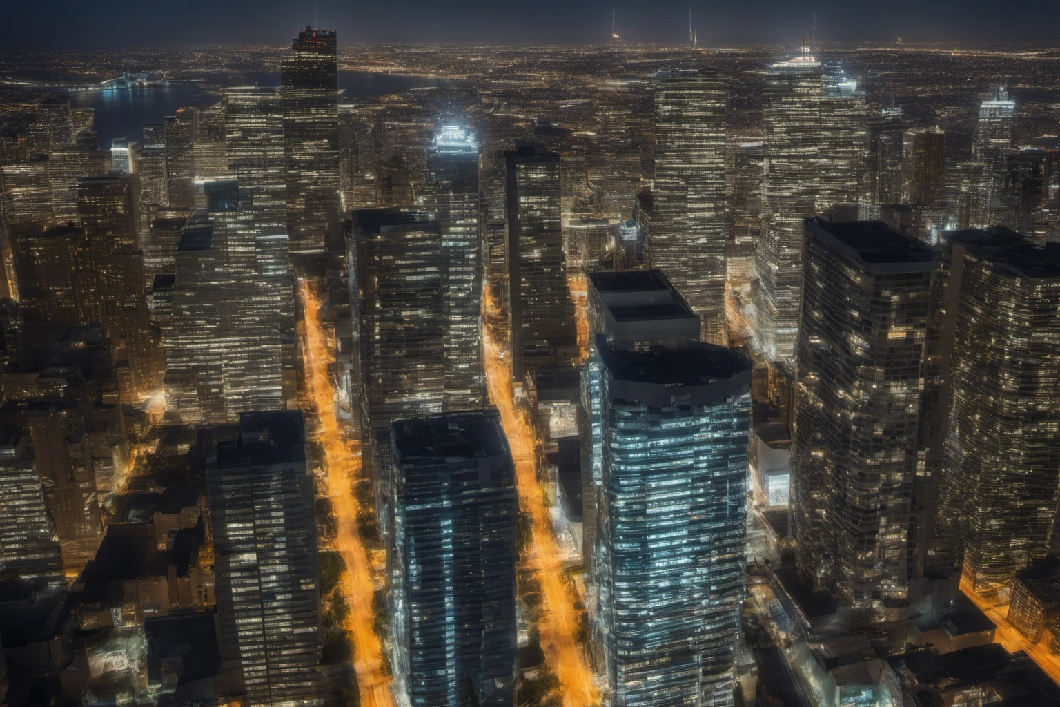 Современные небоскрёбы в центре города – Городской пейзаж