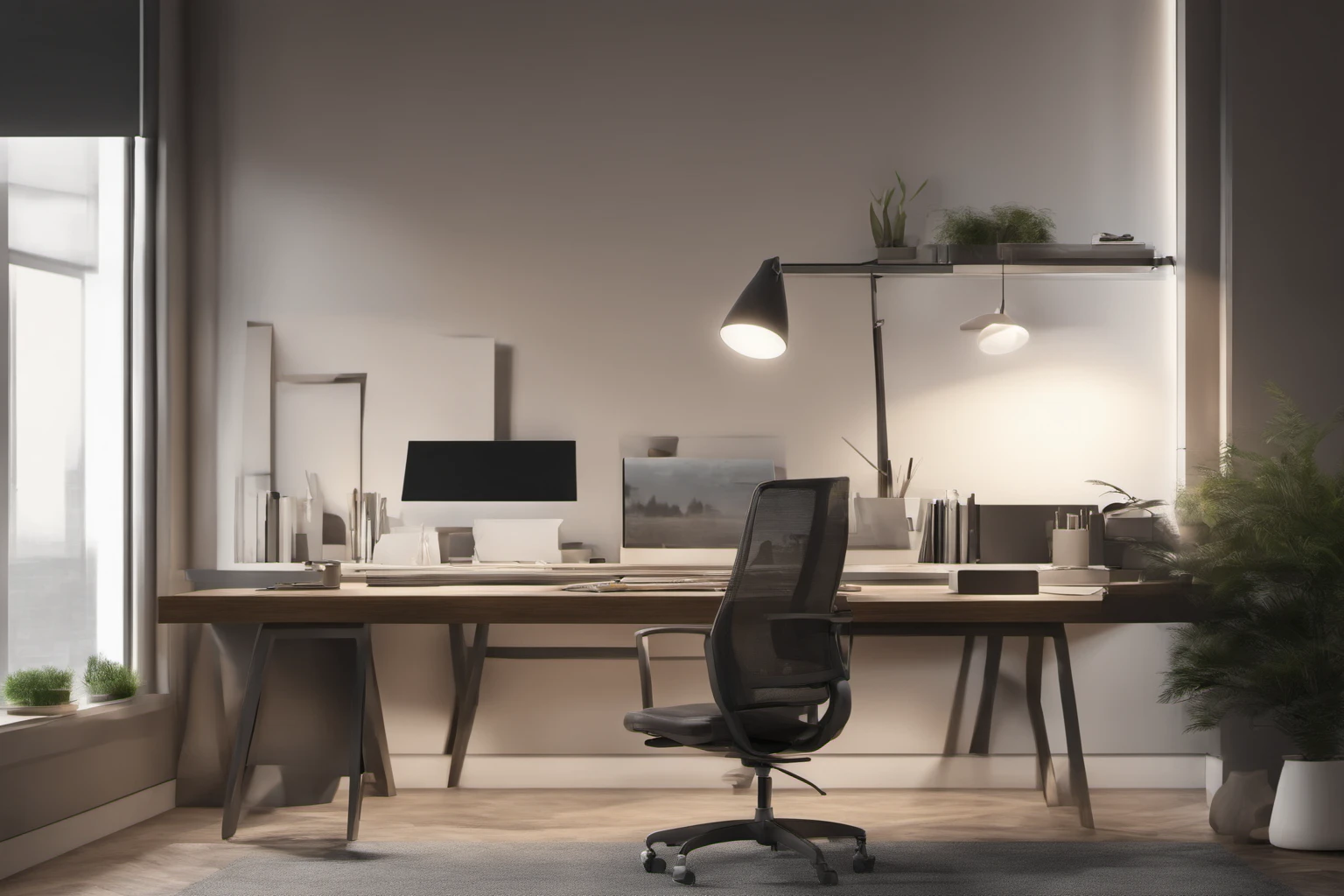 Escritório Moderno – Acessórios de Mesa Elegantes