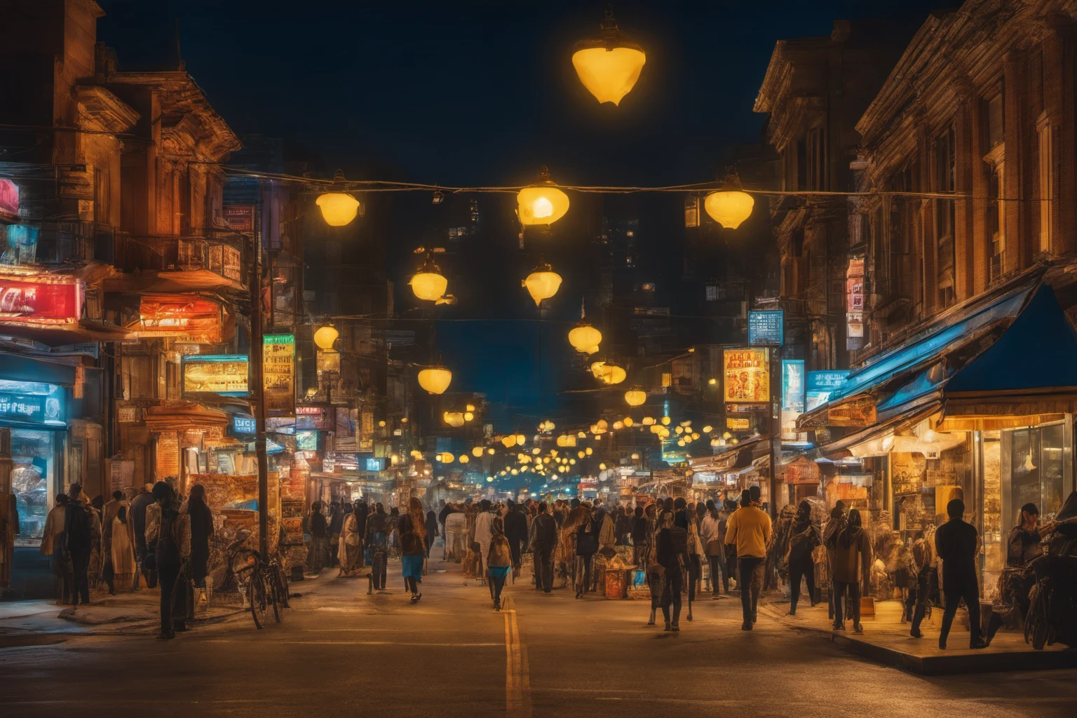 Городская жизнь ночью – Урбанистическая вечерняя фотография