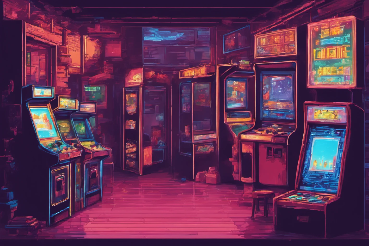 Ретро-пиксельная иллюстрация для заголовка сайта – Брендинговая идентичность