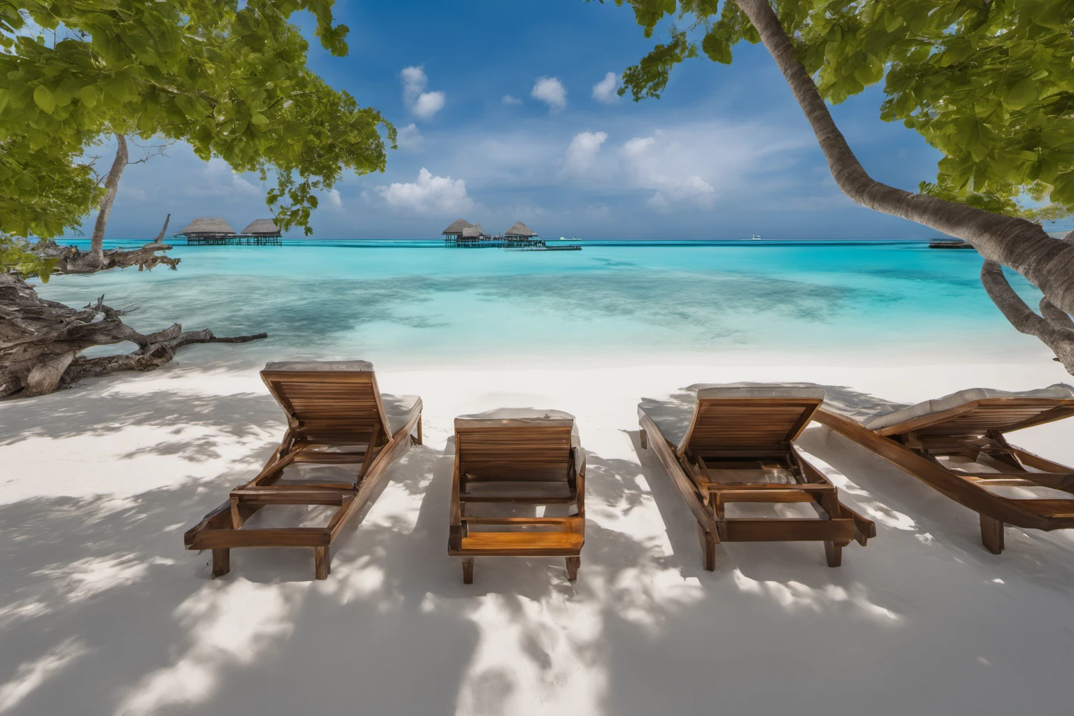 Сunset на Мальдивах – Тропический Убежище