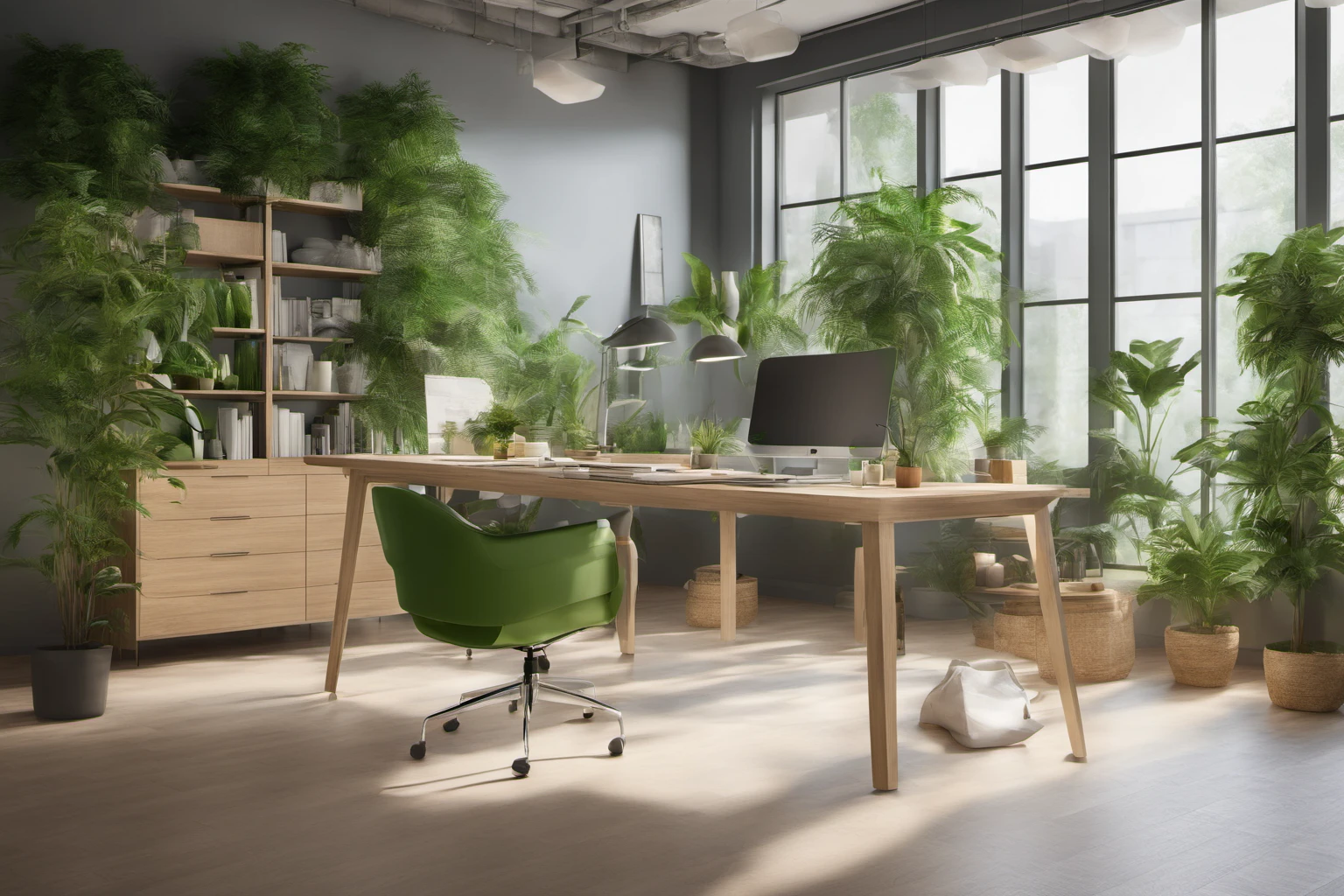 Sürdürülebilir Yeşil Ofis Alanları – İş Ortamı Tasarımı