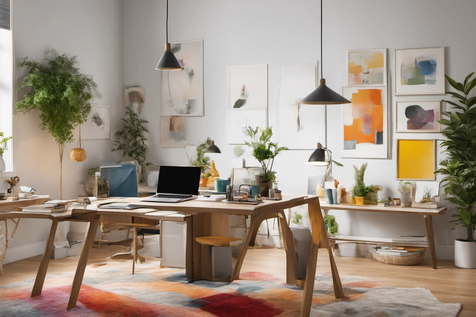 Oficina moderna de startup – Imágenes para branding creativo