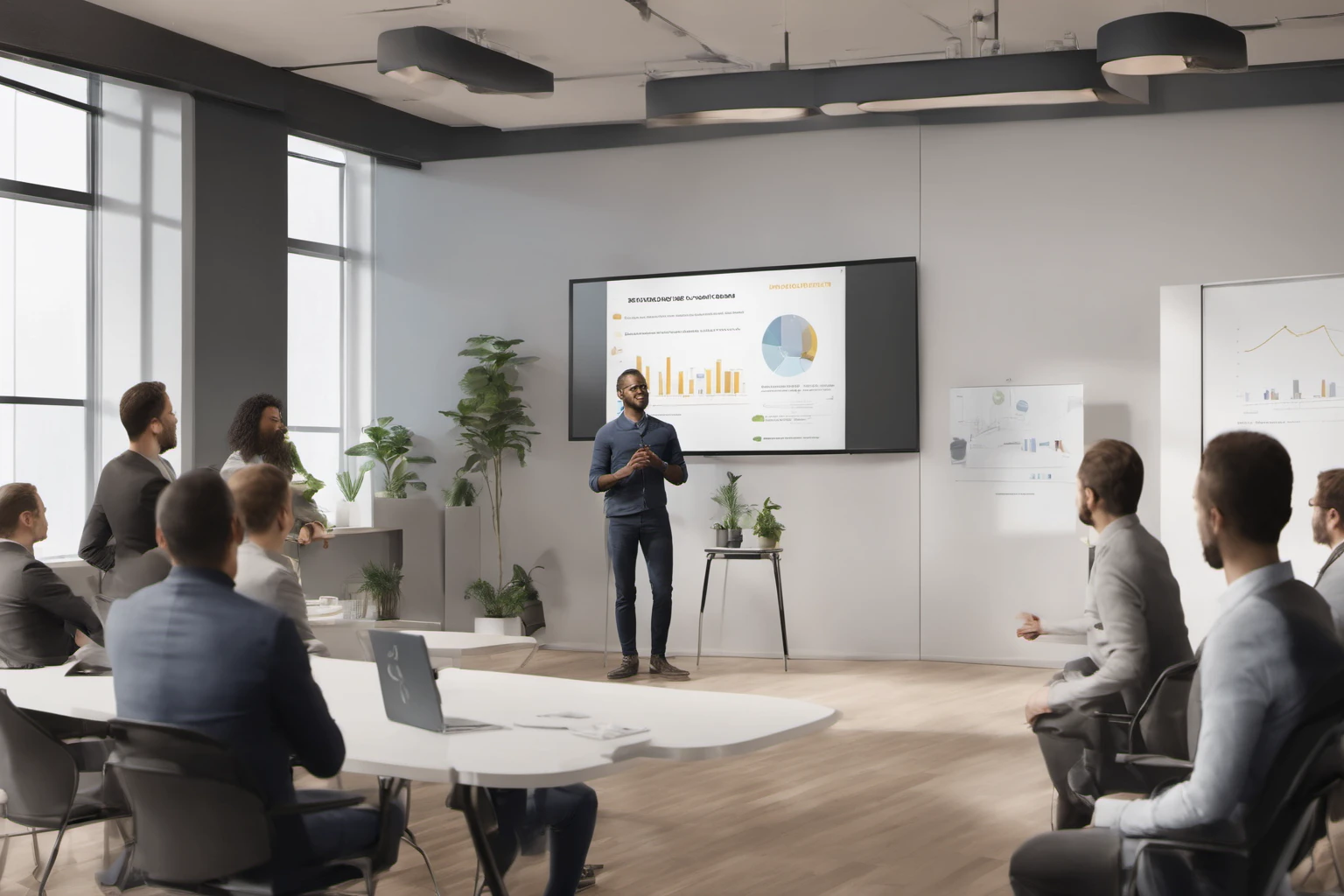 Equipe de Startup em Foco – Pitch Deck Corporativo