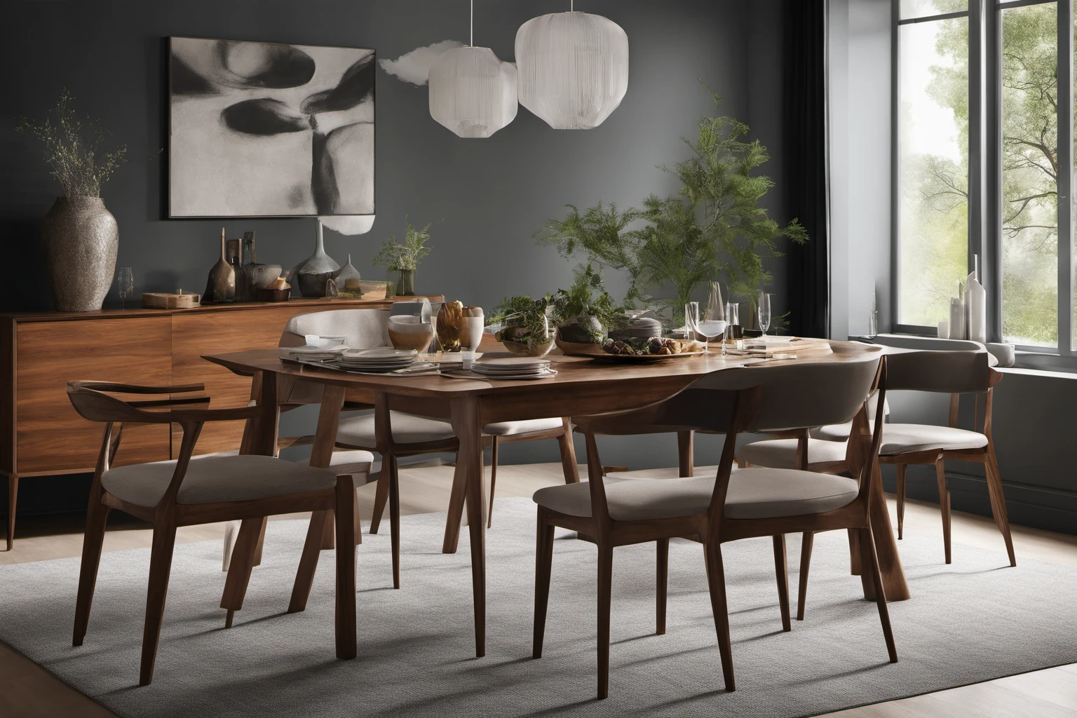 Modern Yemek Masası – İç Dekor Unıte