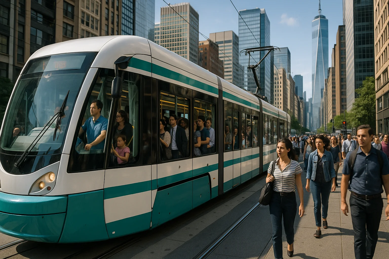 Komuter Urban di Trem Modern